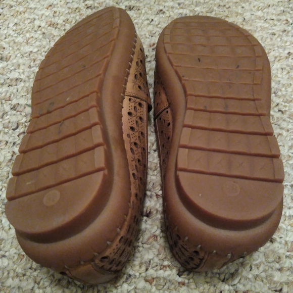 Spring Step Brown Perforated Loafers - Picture 9 of 9